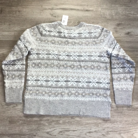 Ricki’s - Fair Isle Sweater - Grey/Silver - Picture 5 of 6